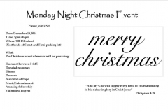 Homeless Christmas Event Downtown San Diego on 12/15