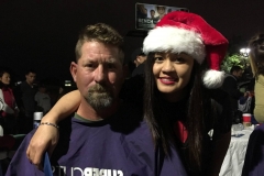 Homeless San Diego man Andrew after Tammy cut his hair - AFTER PHOTO.