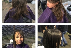 Before an After Photos of Homeless Women Haircut