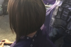 The amazing haircut of a homeless woman from Tammy downtown San Diego.