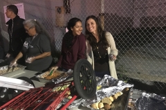 Venice and Marta love feeding the homeless downtown.