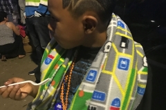 Our good friend Santos with a killer haircut! Thanks Country Club Barber Shop!