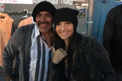 Alex and Theresa hanging out at the Streets of Hope San Diego homeless event