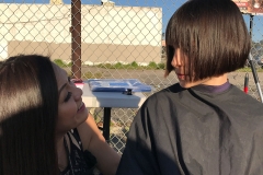 Tammy asks Angel how she likes her haircut