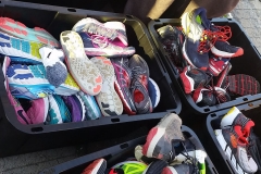 Again, Boxes and boxes of sneakers from our sponser RoadRunnerShoes.com
