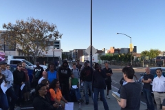 Dan talking to San Diego homeless on Easter