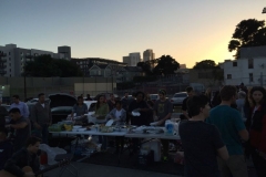 Getting ready to serve Easter dinner to San Diego's homeless