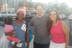 Homeless One Year Old Christiana and Hannah with Dan and Marta