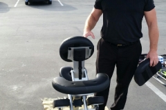 David, professional massage therapist to the homeless.