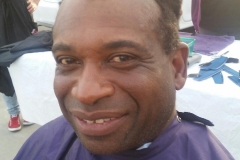 #2 - Homeless man BEFORE his haircut