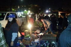 Look at all the top line running shoes donated by RoadRunnerSports.com for San Diego's homeless on Thanksgiving. Thanks Road Runner Sports!!!
