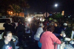Serving San Diego's homeless food on Thanksgiving 2015.