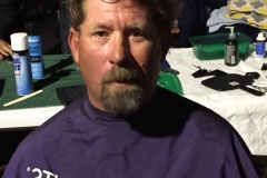 Homeless San Diego man before he gets his hair cut by Tammy- BEFORE PHOTO.