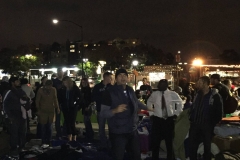 Eric and Conrad of the Streets of Hope San Diego direct the Christmas homeless event.