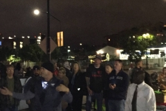 All the Streets of Hope volunteers getting ready to pass out donations to the homeless.