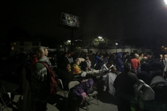 Another wide angle photo from across the street during the Streets of Hope Christmas event.