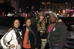 Streets of Hope volunteers happy to feed the homeless during Christmas.