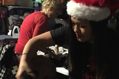 Part 2 - Tammy cutting a homeless man's hair during the Streets of Hope Christmas event.