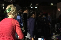 Getting ready to feed San Diego's homeless during Christmas.