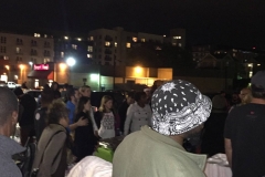 Almost ready to pass out food to the homeless on Christmas.