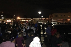 Streets of Hope volunteers help pass out food and clothing for our Christmas event.