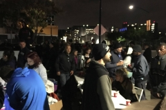 Nate helping to serve the homeless in San Diego for the Streets of Hope Christmas event.