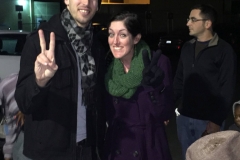 Peace from Joe and Jo - Ho! Ho! Ho! - at our San Diego Christmas event.