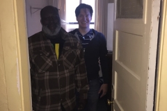Milton's new room at the Golden West Hotel - no more living on the streets!