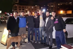 Some of the men of the Streets of Hope serving the homeless in downtown San Diego