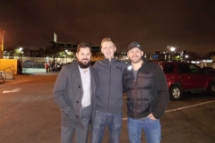 Alex, Dan and Peter, all smiles after serving the homeless in San Diego.