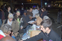 Lyle feeds downtown's homeless on the streets of San Diego.