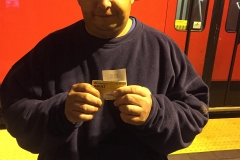 San Diego Homeless Bus Pass Given to David
