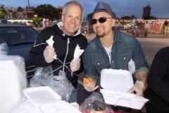 There's joy in serving the homeless food for the holidays.