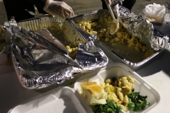 Streets of Hope volunteer, Christina, made a great meal for the homeless on the streets downtown this Easter.