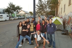 The Streets of Hope this Monday night out in front of God's Extended Hand Church.