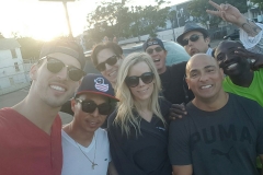 Serving the homeless in downtown San Diego for the 4th of July.