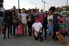 Just a few of the Streets of Hope San Diego volunteers feeding the homeless downtown.