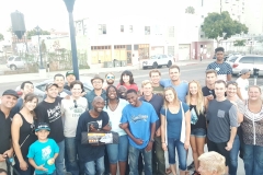 The Streets of Hope San Diego volunteers who came out tonight to feed the homeless.