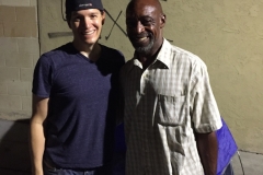 Dan and Marcel after setting up Marcel's new tent on the streets of San Diego.