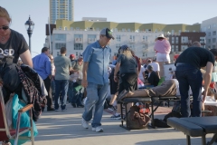 Streets of Hope San Diego massage tables and chiropractic stations.