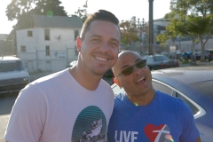 David and Paul love helping the homeless in downtown San Diego.