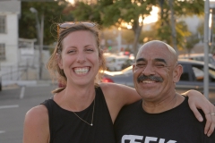 Smiles after feeding the homeless tonight!