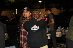 Conrad looking scary on Halloween night at the Streets of Hope San Diego homeless outreach!