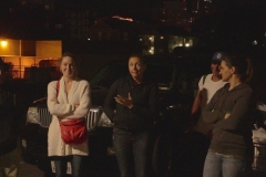 Tammy and other volunteers at the Streets of Hope San Diego Halloween night.