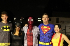 The volunteers who dressed up on Halloween to feed the homeless!