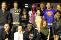 Serving the homeless on Halloween night in San Diego.