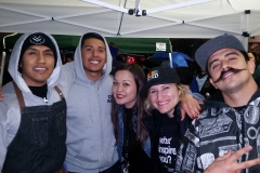 Wylie, Jose, Tammy, Crystal and Mario cut over 30 homeless people's hair!