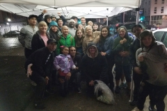 Some of the Thanksgiving Feed the Homeless Event 2016 Team