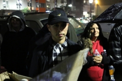 Carlos helps prepare a meal for the homeless on Thanksgiving.