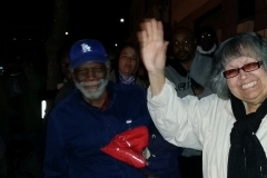 All thanks from the homeless for receiving a blanket at our Christmas event.